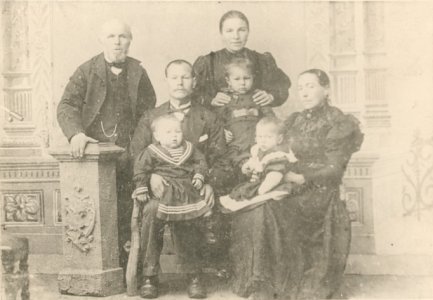 Ferdinand Kaes with Grandchildren