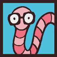 Worm with Glasses